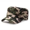 Militärkeps Army Keps Kamouflage Platt Armekeps
