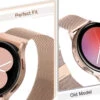Galaxy watch 4/5 metall armband 20mm milanese mesh roséguld