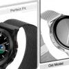 Galaxy watch 4/5 metall armband 20mm milanese mesh svart
