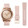 Galaxy watch armband 20mm 4/5 40/42/44/45mm beige guld