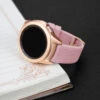 Galaxy watch armband 20mm 4/5 40/42/44/45mm rosa guld