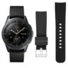 Galaxy watch armband 20mm 4/5 40/42/44/45mm svart