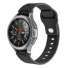 Galaxy Watch Silikonarmband 20mm 4/5 40/42/44/45mm Svart