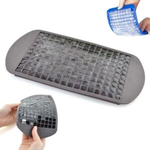 Silikon Isform 160 Små Isbitar Svart