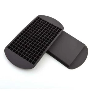 Silikon Isform 160 Små Isbitar Svart