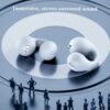Ear clip tws öronklämmor bluetooth 5. 3 träningshörlurar vit