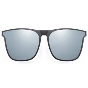 Clip-on Solglasögon - Fäst På Befintliga Glasögon - Spegelglas Silver