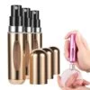 3-pack Mini Refill Parfymflaska - Påfyllningsbar Resebehållare 5ml Guld