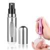 Mini Refill Parfymflaska - Påfyllningsbar Resebehållare 5ml Silver