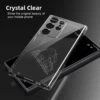 Galaxy s23 ultra genomskinligt skal tunt transparent
