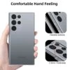 Galaxy s23 ultra genomskinligt skal tunt transparent