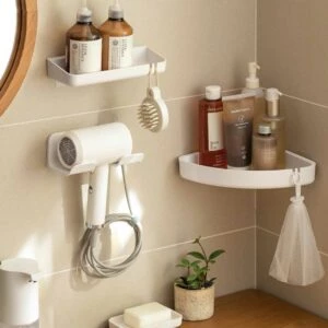 Hårtorkshållare Självhäftande Förvaring För Hårtork Mobilhållare