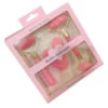 3-pack resin rose roller och gua sha ansiktsroller