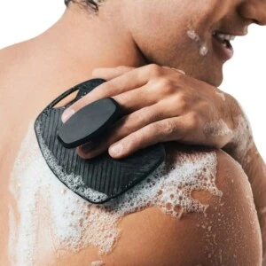 Exfolierande Silikon Duschborste För Män - Body Scrubber