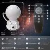 Galaxy projektor lampa med nebula och stjarnor stjarnprojektor 6