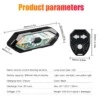 Led cykel blinkers tradlos fjarrkontroll cykellampa uppladdningsbar 6