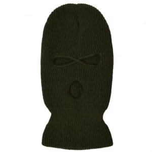 Balaklava Skidmask Rånarluva Militär Grön