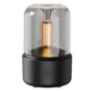 Retro Aroma Diffuser Luftfuktare Med Belysning Svart