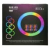 Rbg selfielampa led ring light stativ och mobilhållare