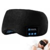 Sovhorlurar Mjuk Sovmask Med Bluetooth Horlurar Svart 8