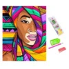 Diamond Painting Diamanttavla Diamantmalning Kvinna Portratt