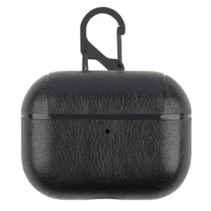 AirPods Pro 2 Skal Fodral Läder PC Svart