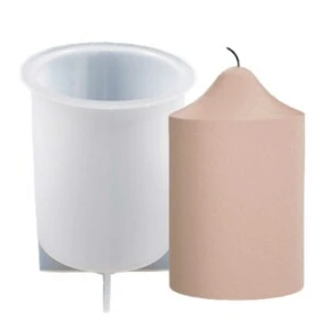 Silikon Ljusform DIY Stearinljus Cylinder