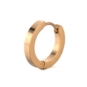 Piercing Örhänge Tjock Ring Roséguld