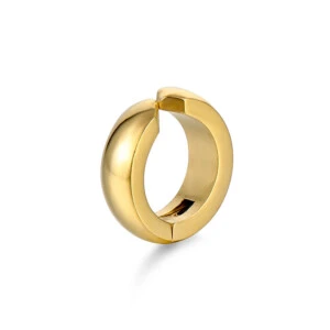 Fake Piercing Örhänge Utan Hål Tjock Ring Guld