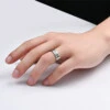 Ring med romerska siffror silver