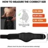 Förstärkt tyngdlyftarbälte med stöd träningsbälte l