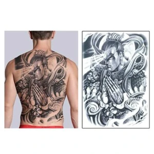 Temporär Tatuering Ryggtavla Warrior