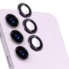 Samsung Galaxy S23/S23 Plus Kameraskydd Metall Härdat Glas Lila