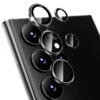 Samsung Galaxy S23 Ultra Kameraskydd Metall Härdat Glas Svart