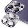 iPhone 14 Pro/14 Pro Max Kameraskydd Härdat Glas Diamant Lila