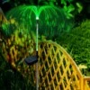2-pack avatar solcellslampa rgb jellyfish manet trädgårdsbelysning med markspjut