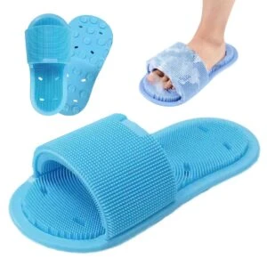 Fotskrubb för Dusch - Silikon Fotskrubbare med Sugkoppar, Rengör Fötterna