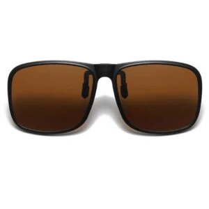 Uppfällbara Solglasögon Clip-On Brun