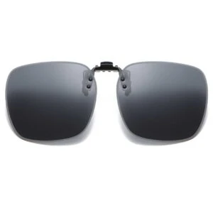 Stora Flip Up Clip On Solglasögon Svart