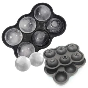 2-Pack 6 Runda Isbitar Silikon Isform Iskulor