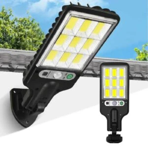 2-Pack Solcellslampa med Rörelsevakt - Vägg LED Utomhuslampa Rörelsesensor