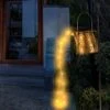 Solcellslampa vattenkanna led lampa utomhus trädgårdsbelysning
