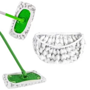 Återanvändningsbar Premium Sweeper Mikrofiberduk XL Grå/Vit 45,3x11,5cm
