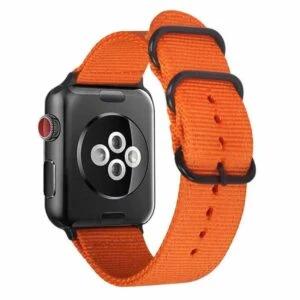 Apple Watch 42/44/45 Nylonarmband Natoarmband Orange