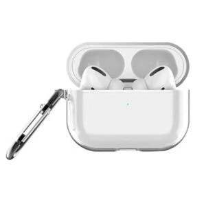 Hårt Genomskinligt Apple AirPods Pro Skal med Karbinhake