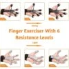 2-pack fingertränare - 6 olika motstånd