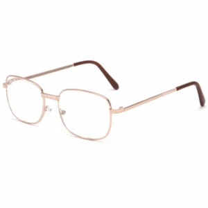 Enkla Läsglasögon med Metallram Guld