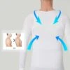 Formande hållnings t-shirt | posture shirt | kompressionströja vit