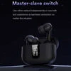 Trådlösa bluetooth hörlurar | tws anc enc 20h bt 5. 3 svart