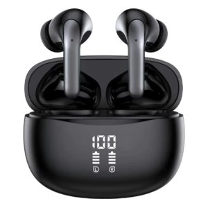 TWS Bluetooth Hörlurar ANC ENC BT 5.3 Svart